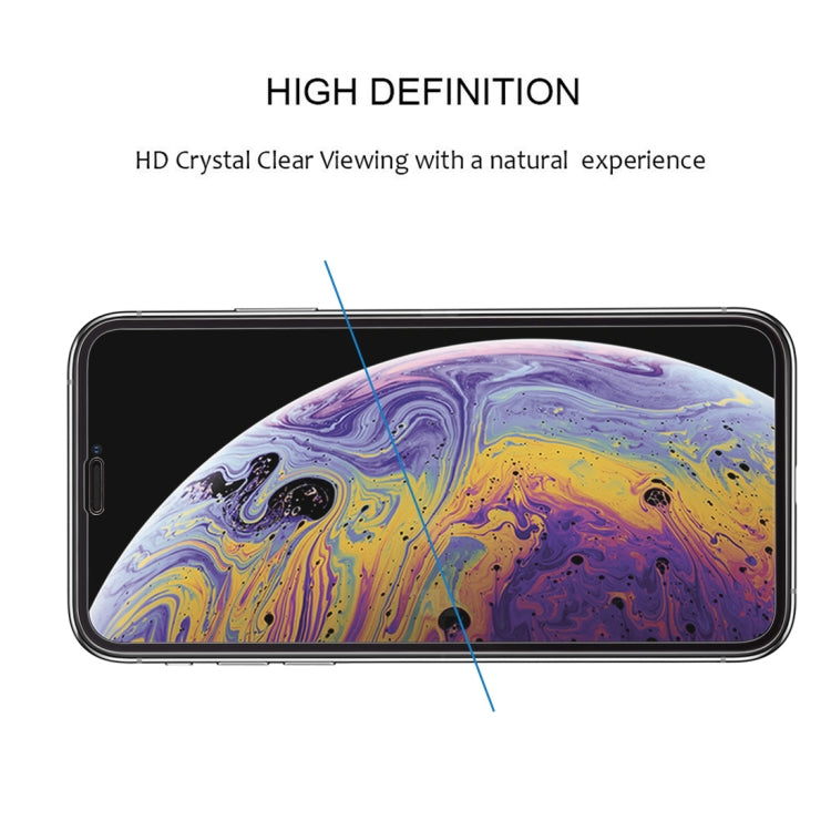 For iPhone XS Max 9H  Explosion-proof Full Glue Full Screen Tempered Glass Film