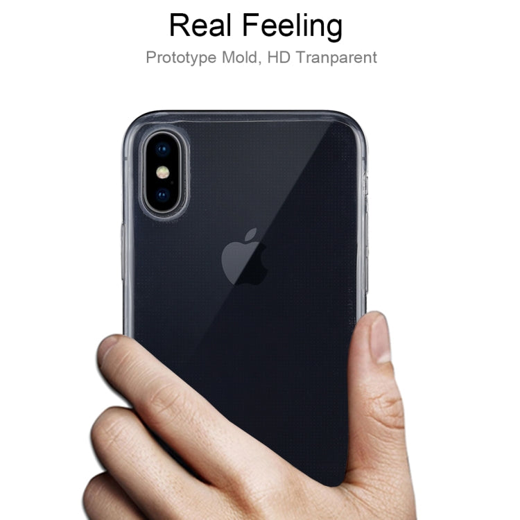 For iPhone X / XS TPU Ultra-thin Transparent Case, iPhone X / XS (U)