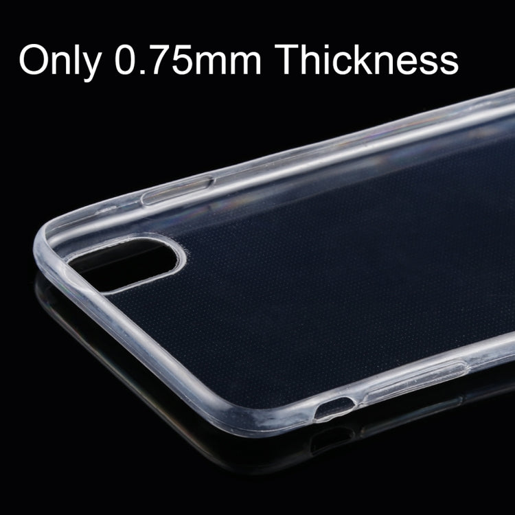 For iPhone X / XS TPU Ultra-thin Transparent Case, iPhone X / XS (U)