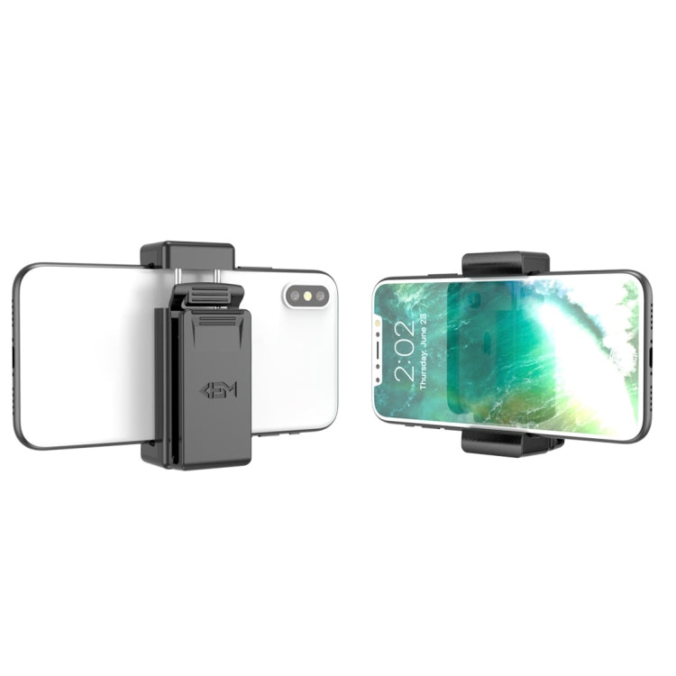 Universal Cell Phone Dropproof Adjustable Desk Stand Clip Bracket Holder for iPhone X & 8 Plus, Clip Bracket (Black)