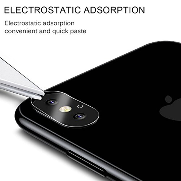 For iPhone X Rear Camera Lens Protector Tempered Glass Protective Film with Holes