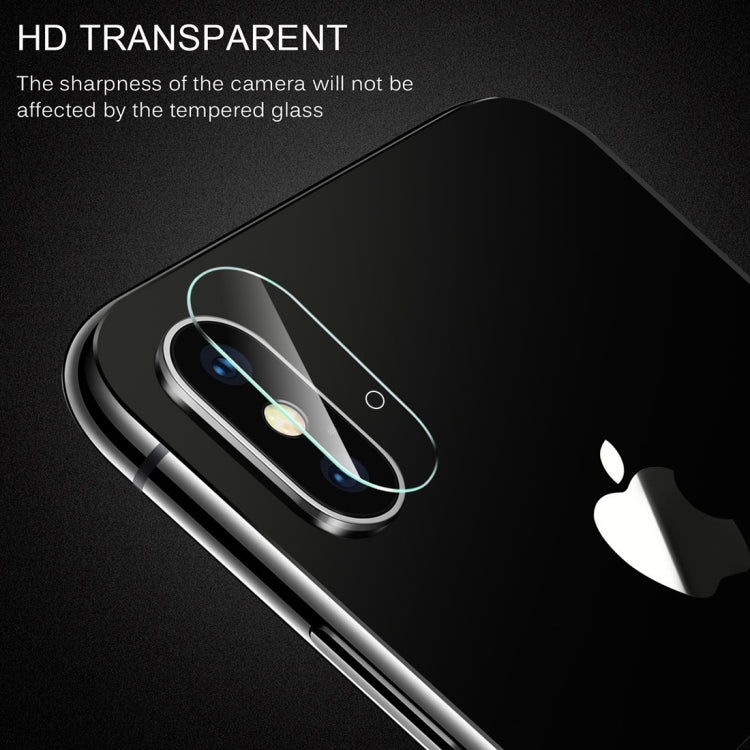 For iPhone X Rear Camera Lens Protector Tempered Glass Protective Film with Holes