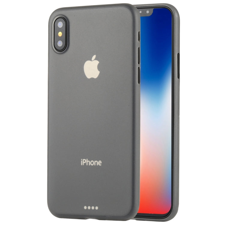 For iPhone X / XS Ultra-thin Frosted PP Protective Back Cover Case