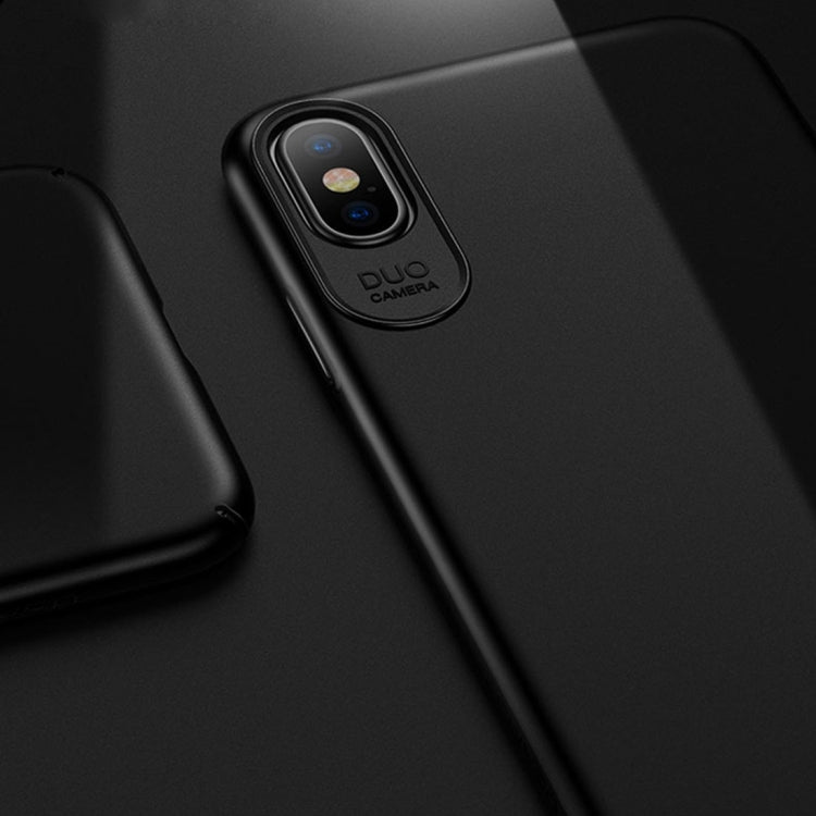 For iPhone X / XS USAMS Jay Series PC Oil Painting Surface Shockproof Protective Back Case