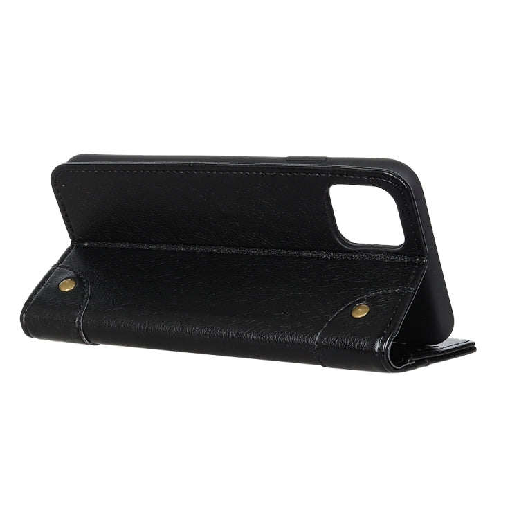 For iPhone 11 Pro Copper Buckle Nappa Texture Horizontal Flip Leather Case, with Holder & Card Slots & Wallet, For XI (2019)