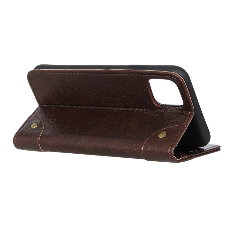 For iPhone 11 Pro Copper Buckle Nappa Texture Horizontal Flip Leather Case, with Holder & Card Slots & Wallet, For XI (2019)