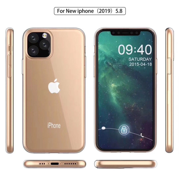 Coque de protection ultra-fine en TPU antichoc de 0,75 mm pour iPhone 11 Pro