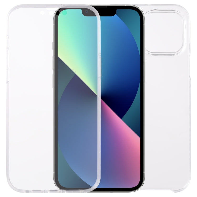 For iPhone 13 mini PC+TPU Ultra-Thin Double-Sided All-Inclusive Transparent Case, For iPhone 13 mini
