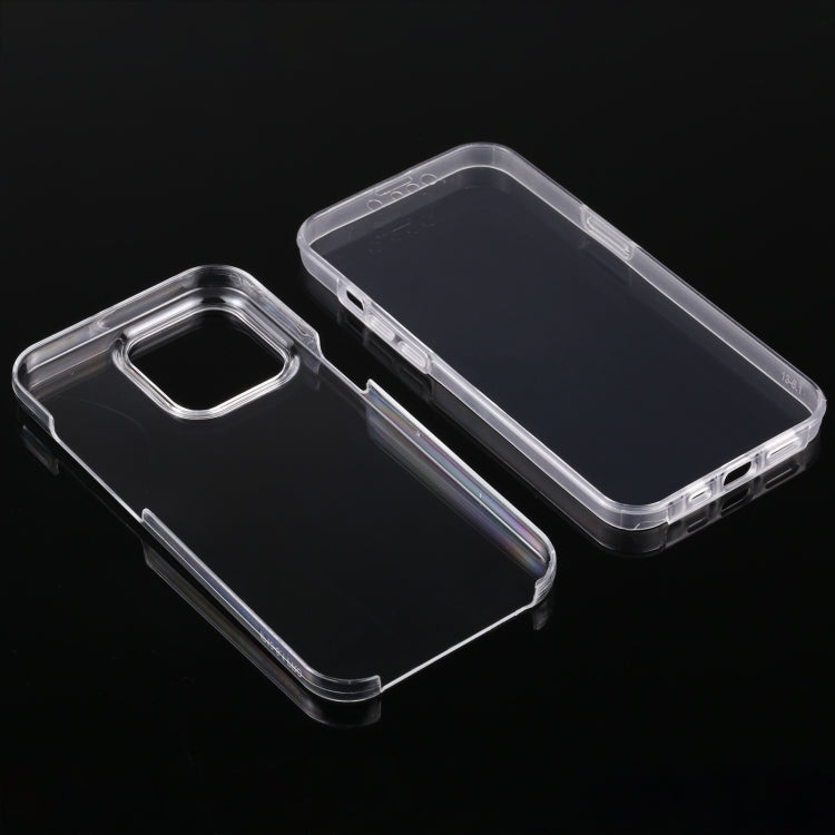 For iPhone 13 Pro PC+TPU Ultra-Thin Double-Sided All-Inclusive Transparent Case, For iPhone 13 Pro
