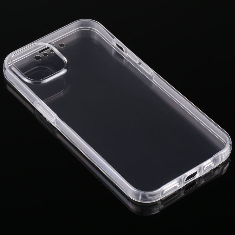 For iPhone 13 PC+TPU Ultra-Thin Double-Sided All-Inclusive Transparent Case, For iPhone 13