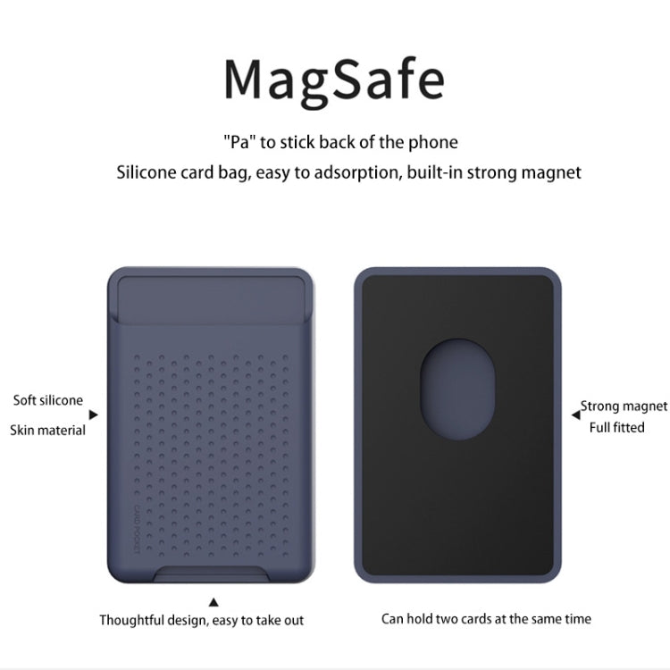 Étui portefeuille en silicone pour iPhone 13/12, porte-cartes anti-démagnétisation, autocollant magnétique Magsafe