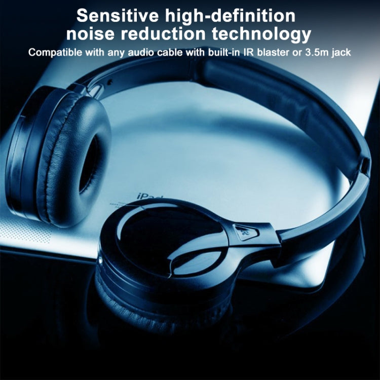 LPT03 Headset Wireless Infrared Dual/Single Channel Earphone