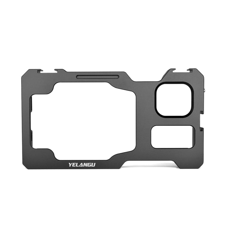 For iPhone 11 Pro Max YELANGU C23 Video Camera Cage Stabilizer with PC Case