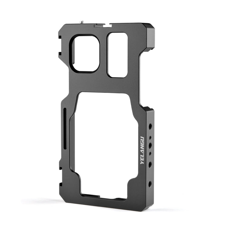 For iPhone 11 Pro Max YELANGU C23 Video Camera Cage Stabilizer with PC Case