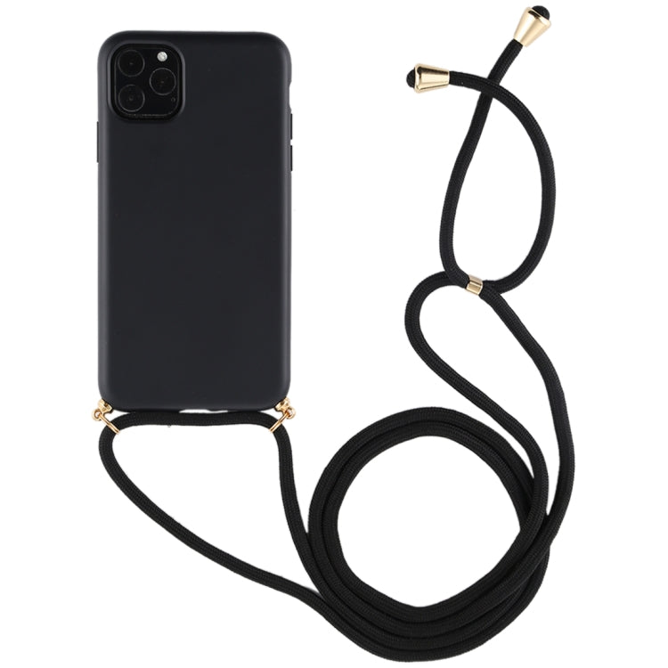 For iPhone 11 TPU Anti-Fall Mobile Phone Case With Lanyard, For iPhone 11