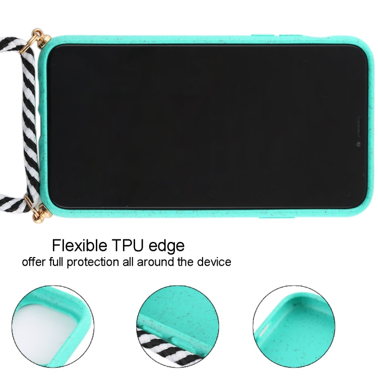 For iPhone 11 TPU Anti-Fall Mobile Phone Case With Lanyard, For iPhone 11