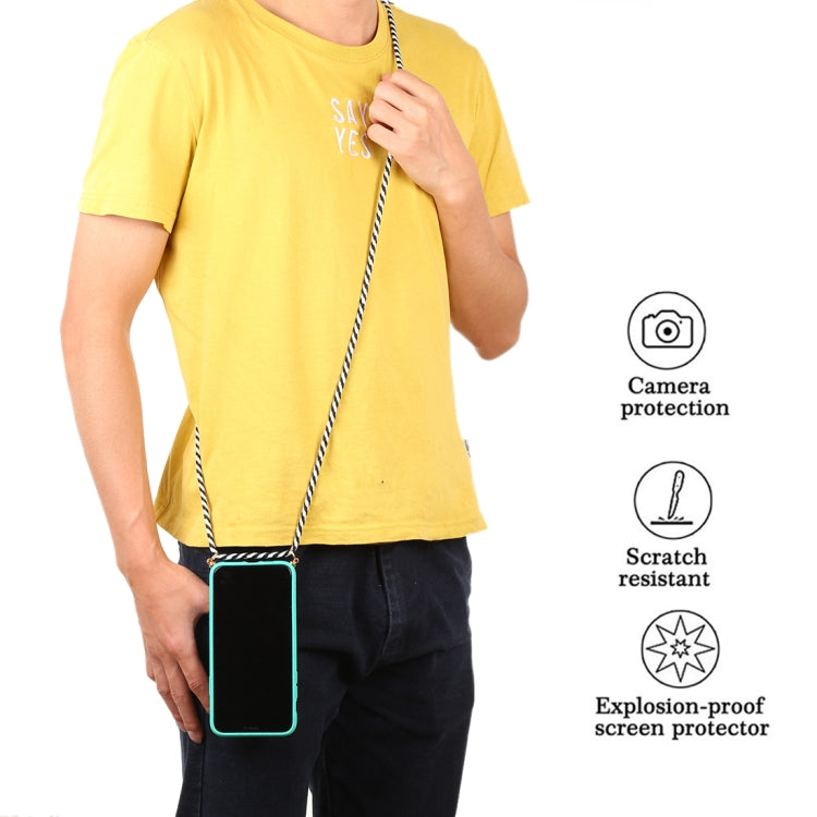 For iPhone 11 TPU Anti-Fall Mobile Phone Case With Lanyard, For iPhone 11