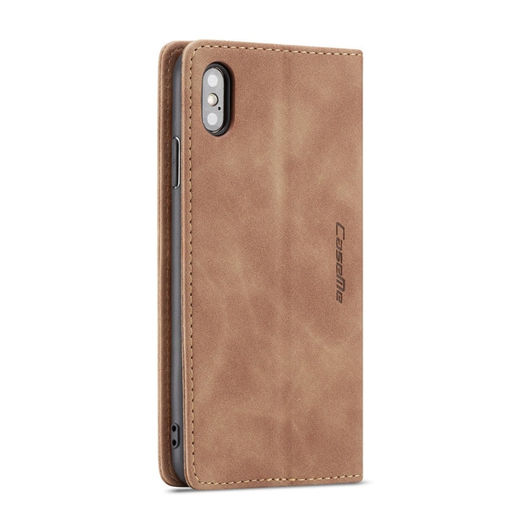 For iPhone XS Max CaseMe-013 Multifunctional Retro Frosted Horizontal Flip Leather Case with Card Slot & Holder & Wallet, For iPhone XS Max