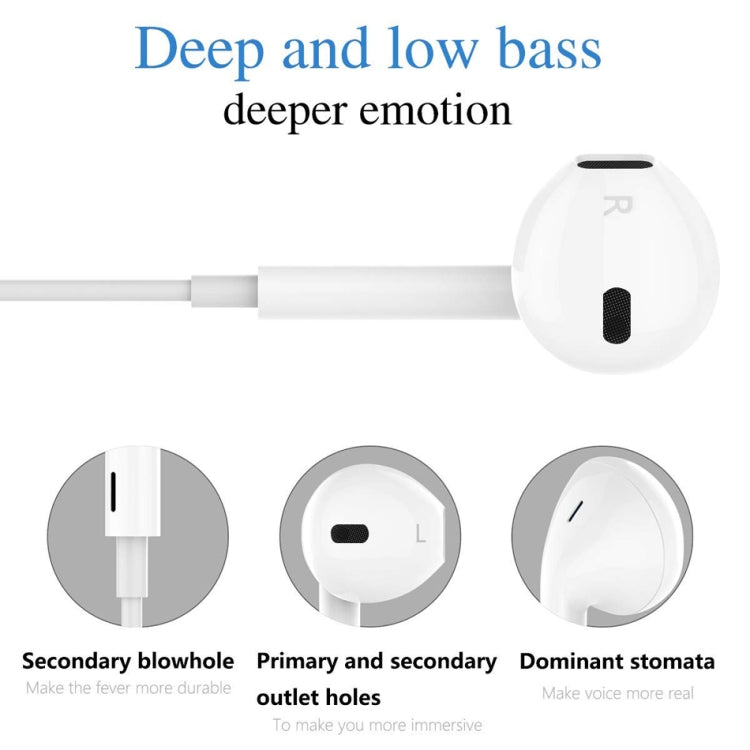 GL069 8 Pin Port Bluetooth Module Pop-up Window Wired Stereo Earphones with Mic, GL069