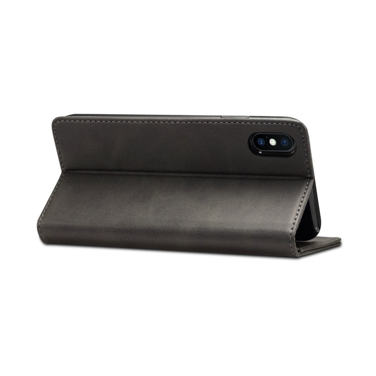 For iPhone XS Max Suteni Calf Texture Horizontal Flip Leather Case with Holder & Card Slots & Wallet, iPhone XS Max
