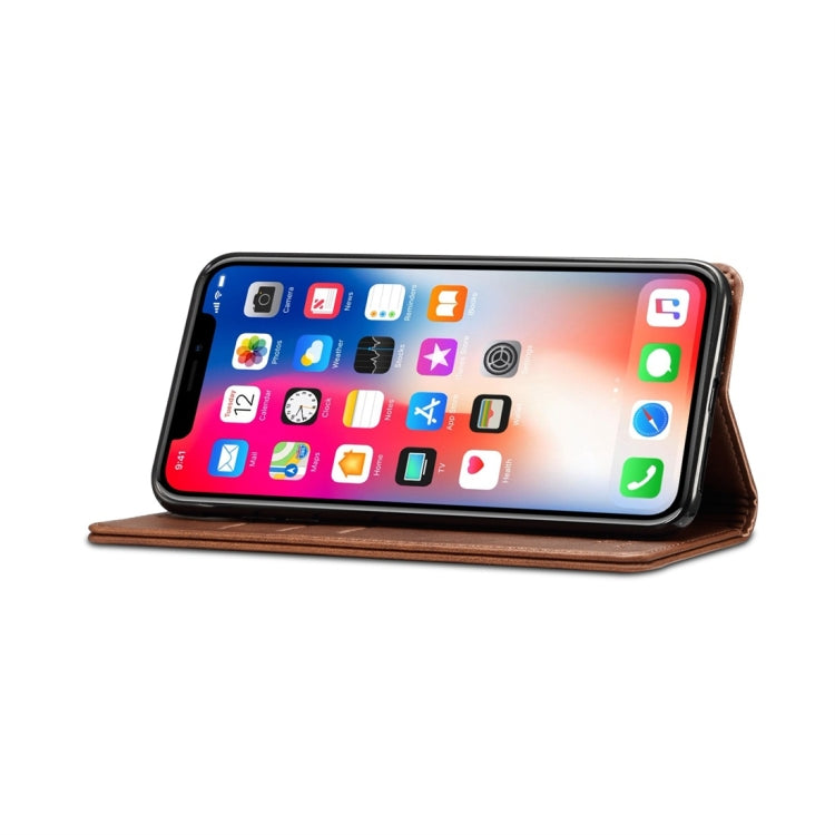 For iPhone XS Max Suteni Calf Texture Horizontal Flip Leather Case with Holder & Card Slots & Wallet, iPhone XS Max