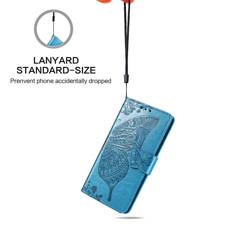 For iPhone XS Max Butterfly Love Flowers Embossing Horizontal Flip Leather Case with Holder & Card Slots & Wallet & Lanyard, For iPhone XS Max