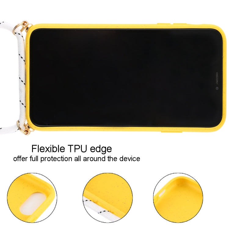 For iPhone XS Max For iPhone XS Max TPU Anti-Fall Mobile Phone Case With Lanyard, For iPhone XS Max