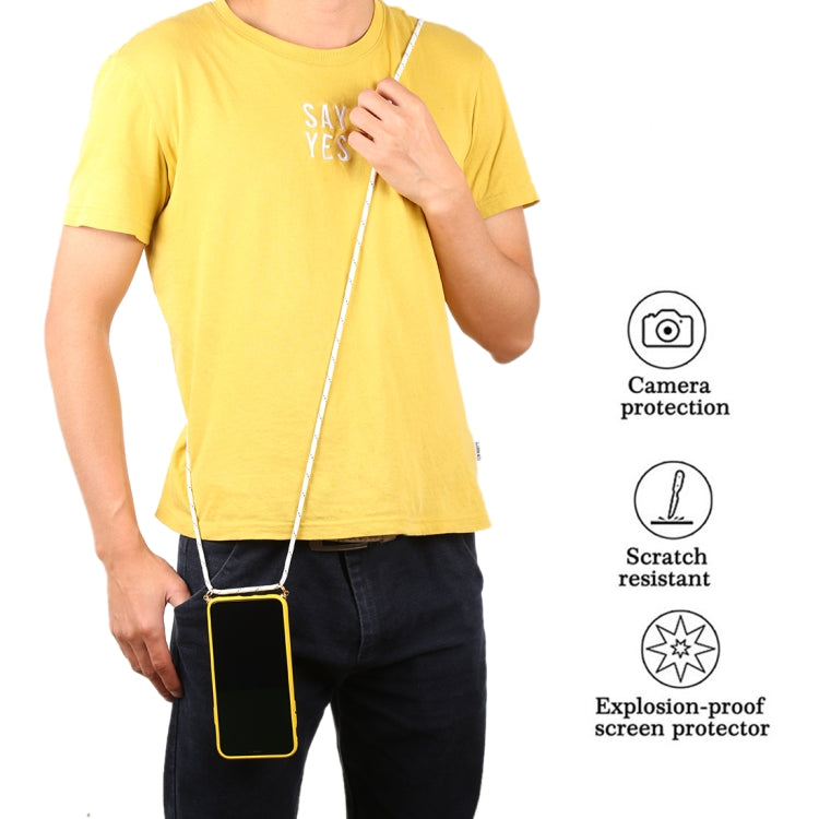 For iPhone XS Max For iPhone XS Max TPU Anti-Fall Mobile Phone Case With Lanyard, For iPhone XS Max