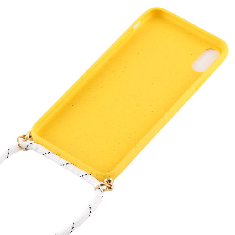 For iPhone XS Max For iPhone XS Max TPU Anti-Fall Mobile Phone Case With Lanyard, For iPhone XS Max