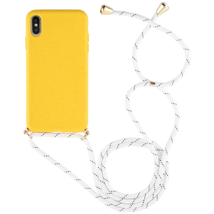 For iPhone XS Max For iPhone XS Max TPU Anti-Fall Mobile Phone Case With Lanyard, For iPhone XS Max