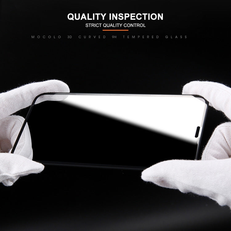 For iPhone 11 Pro Max / XS Max mocolo 0.33mm 9H 3D Round Edge Tempered Glass Film, iPhone XS Max