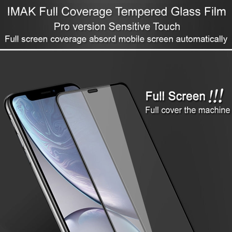 For iPhone XR IMAK 9H Surface Hardness Full Screen Tempered Glass Film