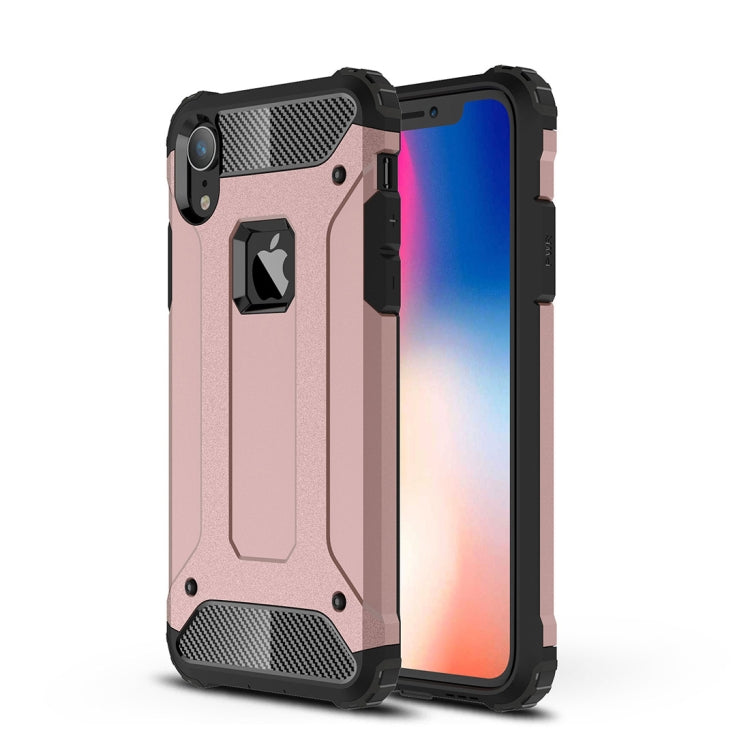 For iPhone XR TPU + PC Armor Combination Back Cover Case, For iPhone XR