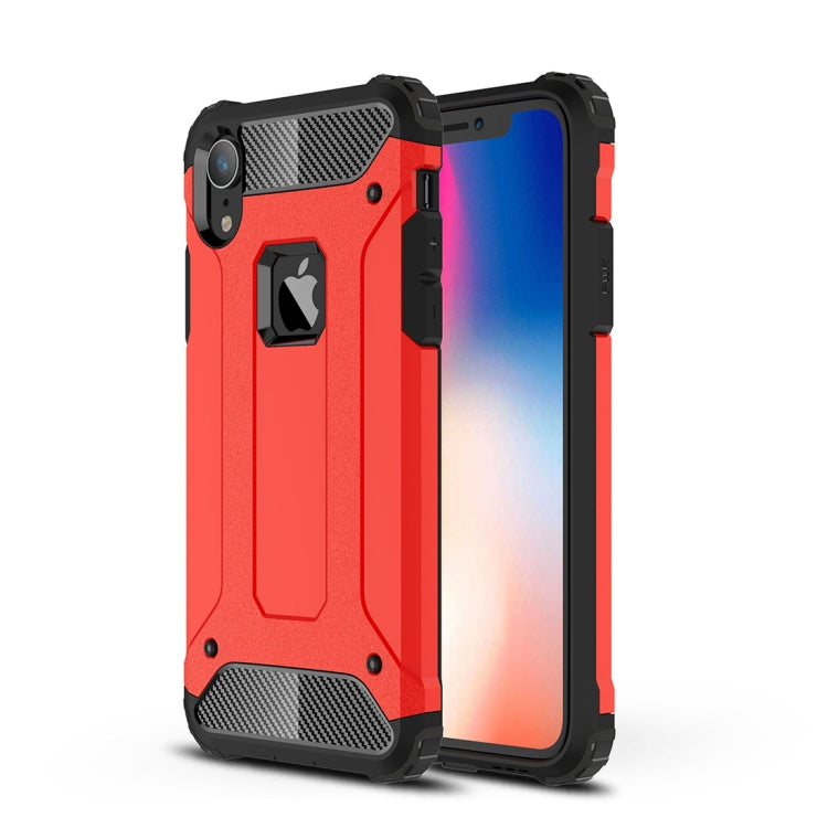 For iPhone XR TPU + PC Armor Combination Back Cover Case, For iPhone XR