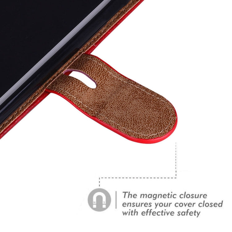 Étui à rabat horizontal en cuir pour iPhone XR, style professionnel, texture huile-cire, avec support, emplacements pour cartes et portefeuille