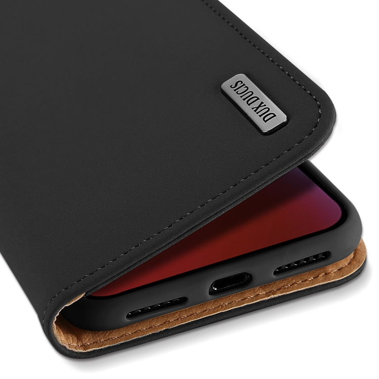 Étui en TPU + PU + cuir pour iPhone XR DUX DUCIS WISH Series avec emplacements pour cartes et portefeuille, iPhone XR