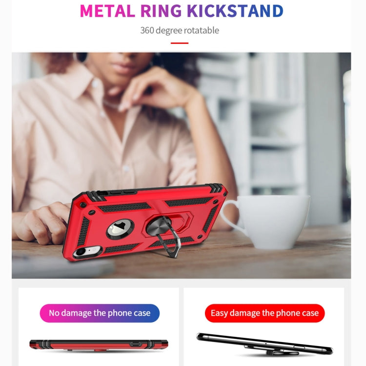 For iPhone XR Armor Shockproof TPU + PC Protective Case with 360 Degree Rotation Holder, For iPhone XR