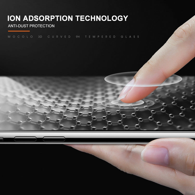 For iPhone 11 / XR mocolo 0.33mm 9H 3D Round Edge Privacy Anti-glare Tempered Glass Film, iPhone XR