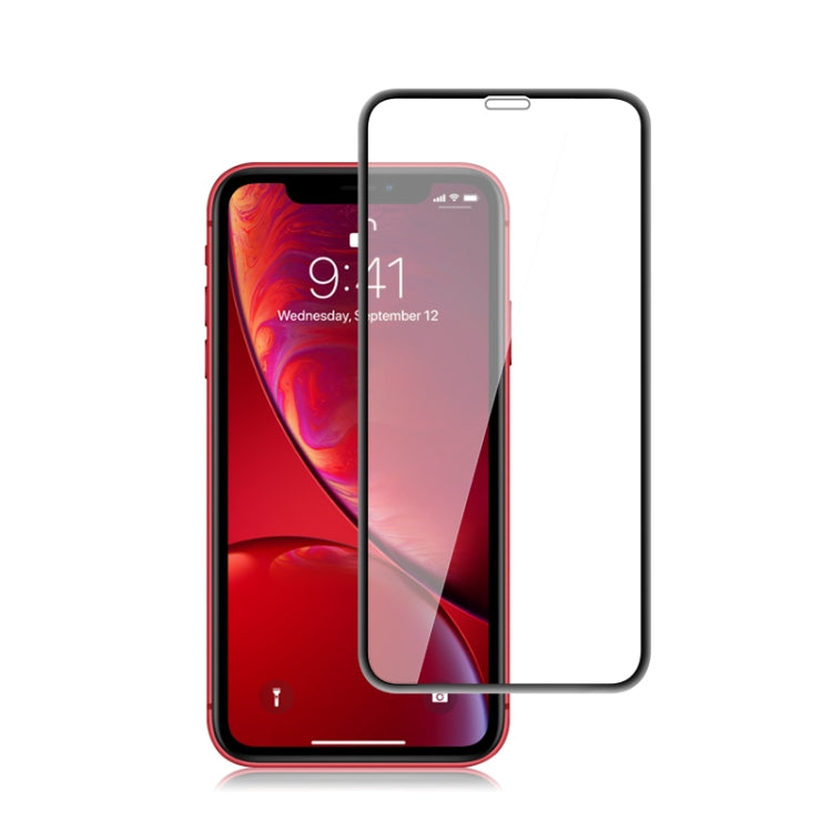 For iPhone 11 / XR mocolo 0.33mm 9H 3D Round Edge Tempered Glass Film, iPhone XR