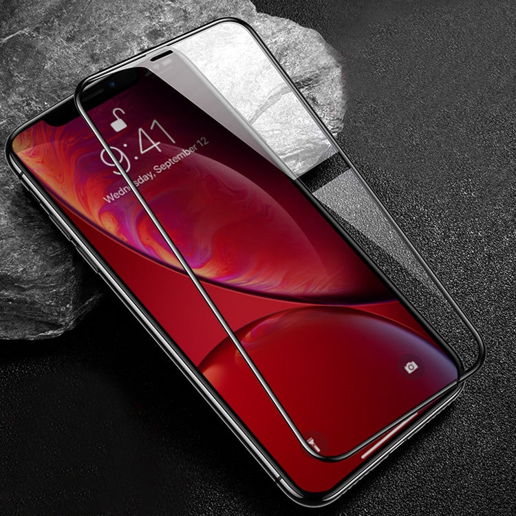 For iPhone 11 / XR mocolo 0.33mm 9H 3D Round Edge Tempered Glass Film, iPhone XR