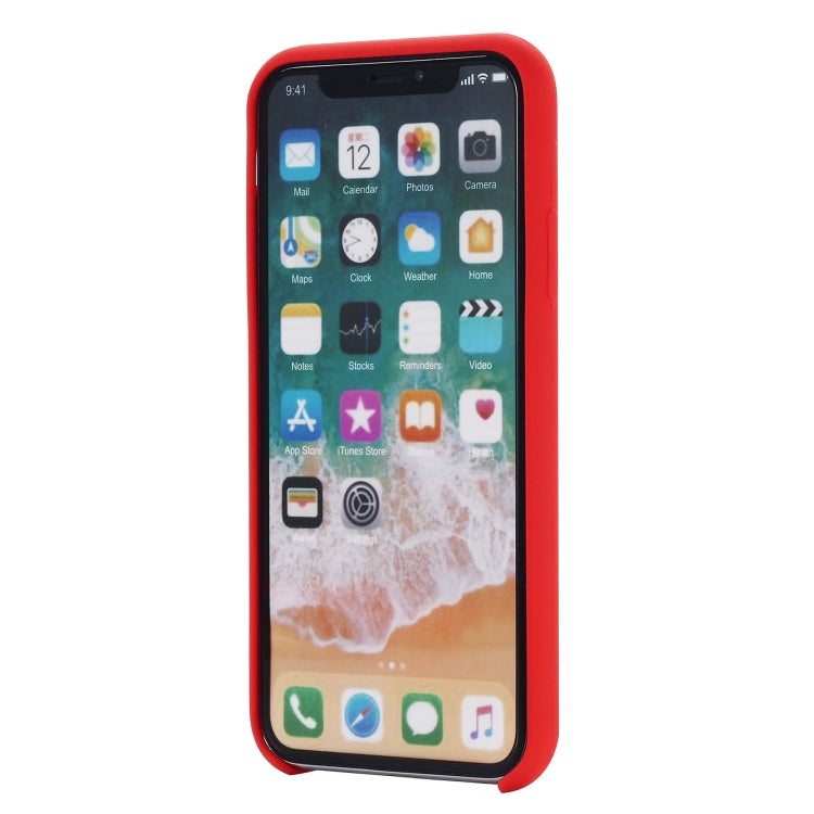 For iPhone XR Four Corners Full Coverage Liquid Silicone Case, For XR, XR