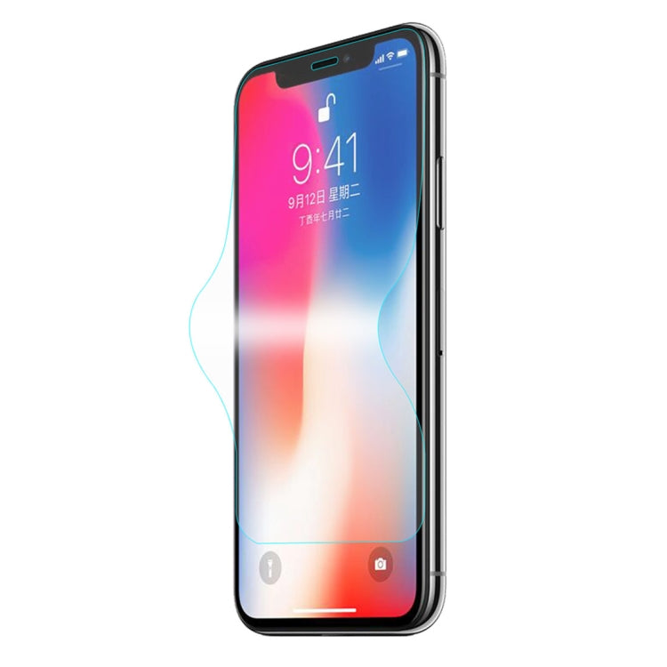 ENKAY Hat-Prince Film protecteur d'écran 3D antidéflagrant 0,1 mm pour iPhone XR, matériau TPU + TPE + PET, iPhone XR