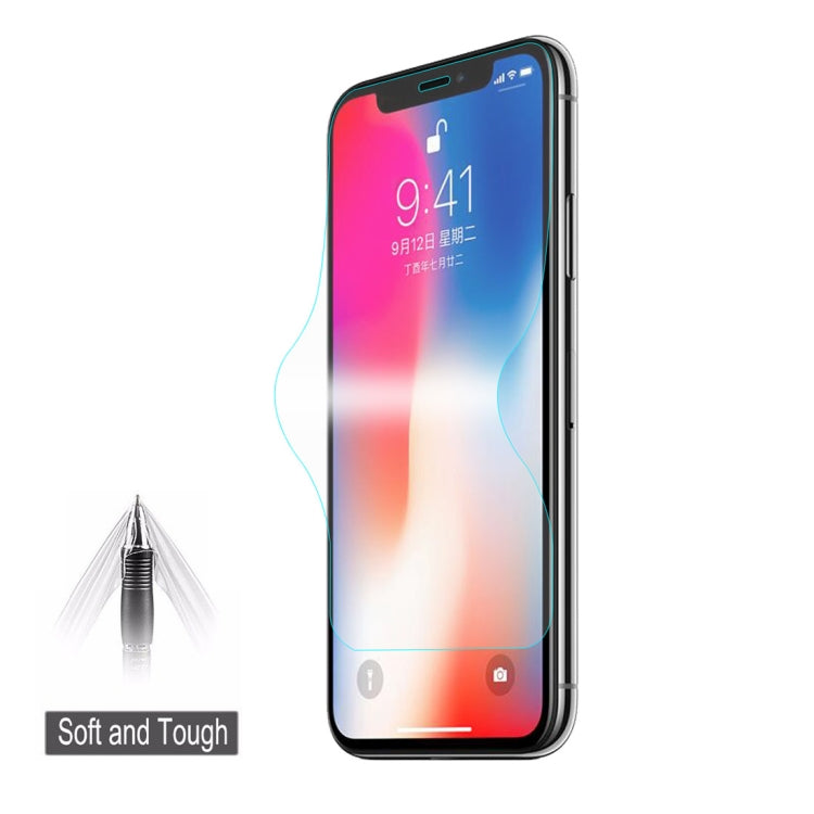 ENKAY Hat-Prince Film protecteur d'écran 3D antidéflagrant 0,1 mm pour iPhone XR, matériau TPU + TPE + PET, iPhone XR