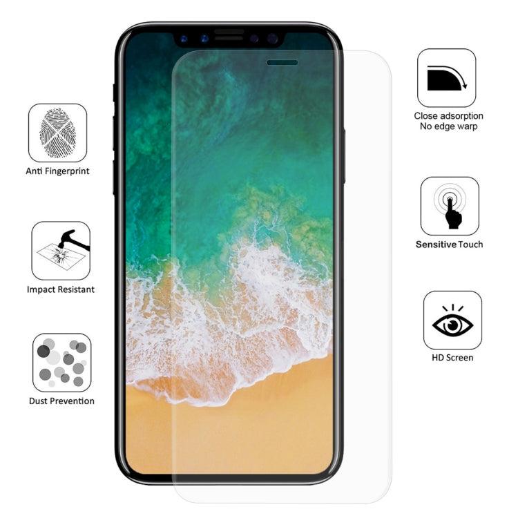 ENKAY Hat-Prince Film protecteur d'écran 3D antidéflagrant 0,1 mm pour iPhone XR, matériau TPU + TPE + PET, iPhone XR