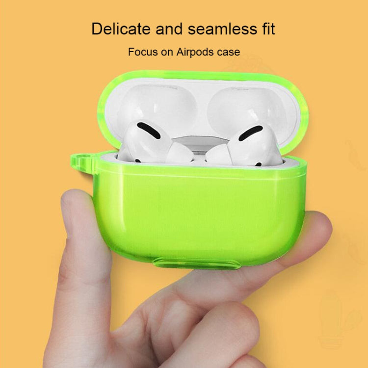 Housse pour écouteurs Apple Airpods 1/2, couleur unie, fluorescente et simple