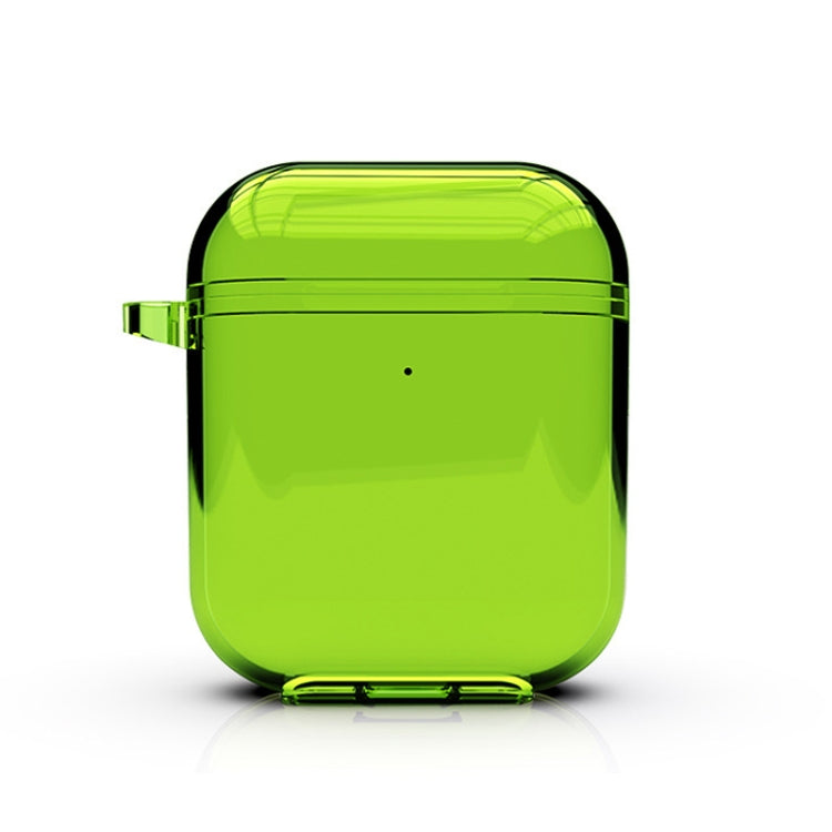 Housse pour écouteurs Apple Airpods 1/2, couleur unie, fluorescente et simple
