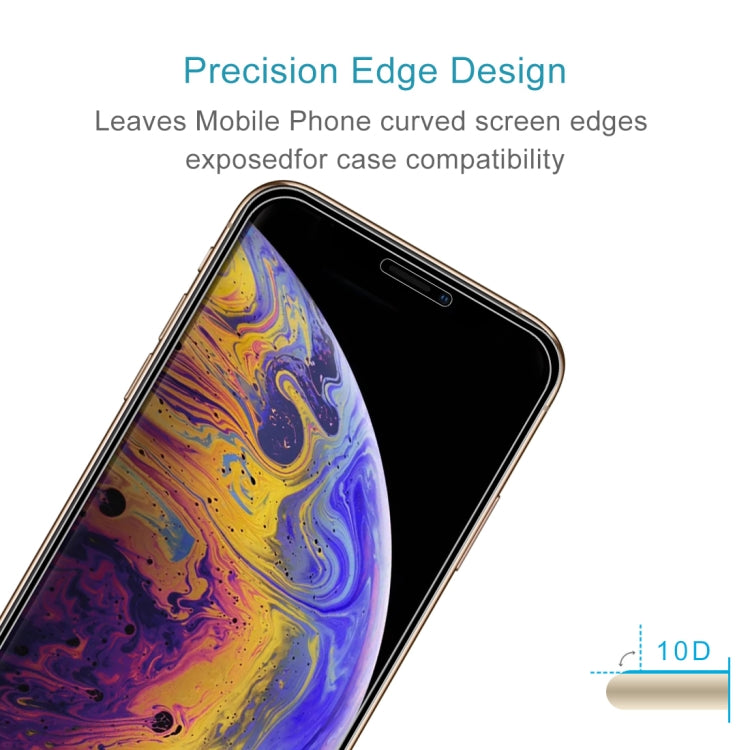 For iPhone 11 Pro / XS / X Anti-scratch 9H 9D Full Screen HD Tempered Glass Film, iPhone XS / X