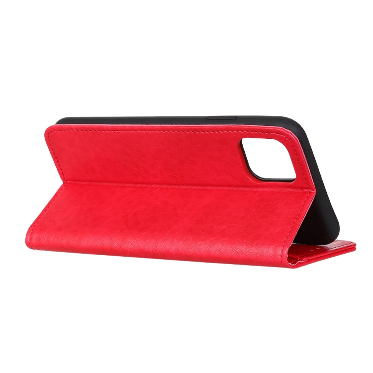 For iPhone 11 Magnetic Crazy Horse Texture Horizontal Flip Leather Case, with Holder & Card Slots & Wallet, For XIR (2019)