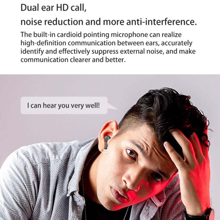 278 TWS External Noise Cancelling Touch Bluetooth Earphone with Charging Box, Support LED Power Digital Display & Breathing Lights & Call & Voice Assistant, 278 Black, 278 White