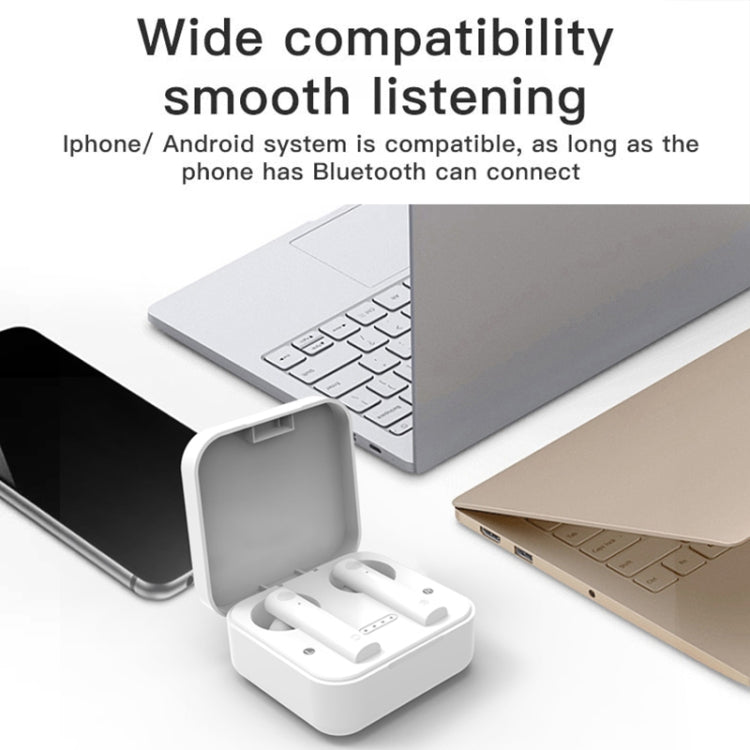AIR2S TWS Dual Microphone Voice Noise Cancelling Touch Bluetooth Earphone with Charging Box, Support Light Display & Call & Voice Assistant & NFC, AIR2S Black, AIR2S White